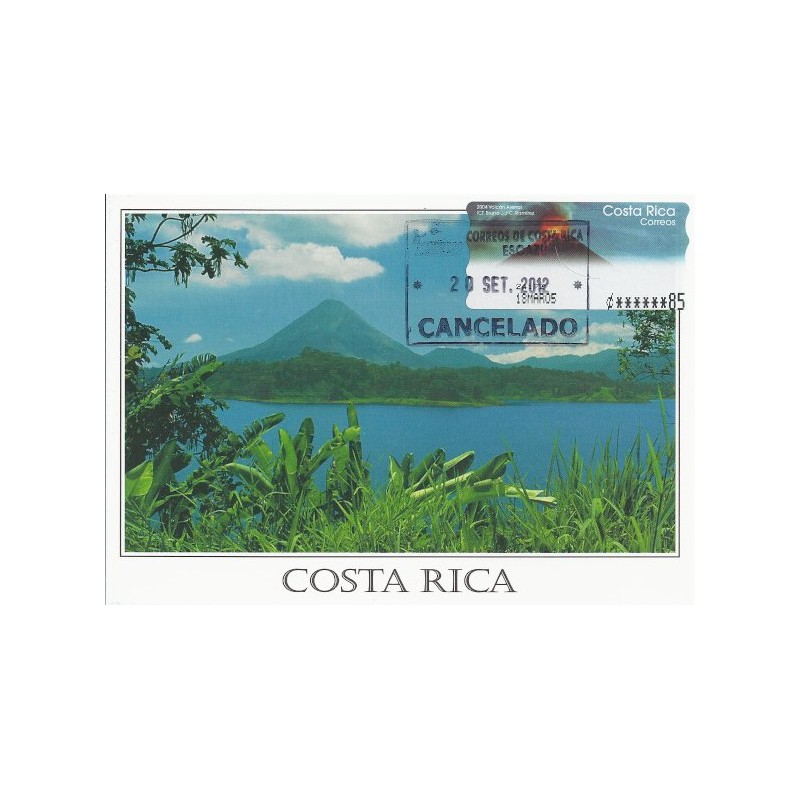 COSTA RICA (2004). Volcán Arenal. Tarjeta máxima