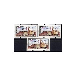 ISRAEL (1994). Turismo - Jerusalem. Serie 3 val. (x1,05)