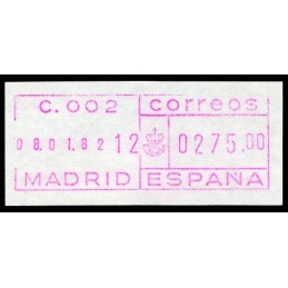 ESPAÑA (1980s). Emisión...