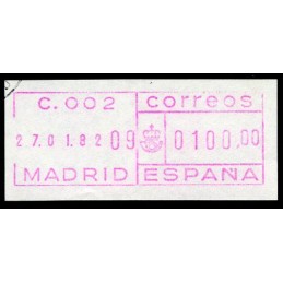 ESPAÑA (1980s). Emisión...