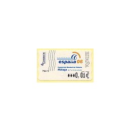 ESPAÑA (2006). 130. España 06 - Málaga. 6E. ATM nuevo (0,01)