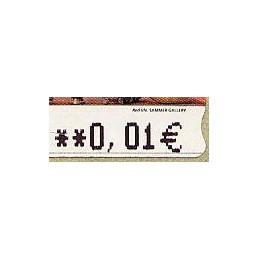 ESPAÑA. 109a. Red Life (2) - variante. 5A. ATM nuevo (0,01)