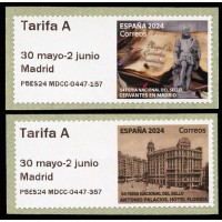 2024.  5. 54 Feria Nacional del Sello - Cervantes en Madrid & Antonio Palacios Hotel Florida