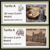 2024.  6. 54 Feria Sello - Cervantes en Madrid & Antonio Palacios Hotel Florida - Editions with graphics