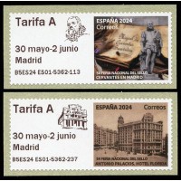 2024.  6. 54 Feria Sello - Cervantes en Madrid y Antonio Palacios Hotel Florida - Ediciones con gráficos